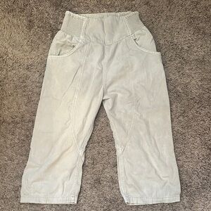 FP🤎 Lyman cropped harem pants